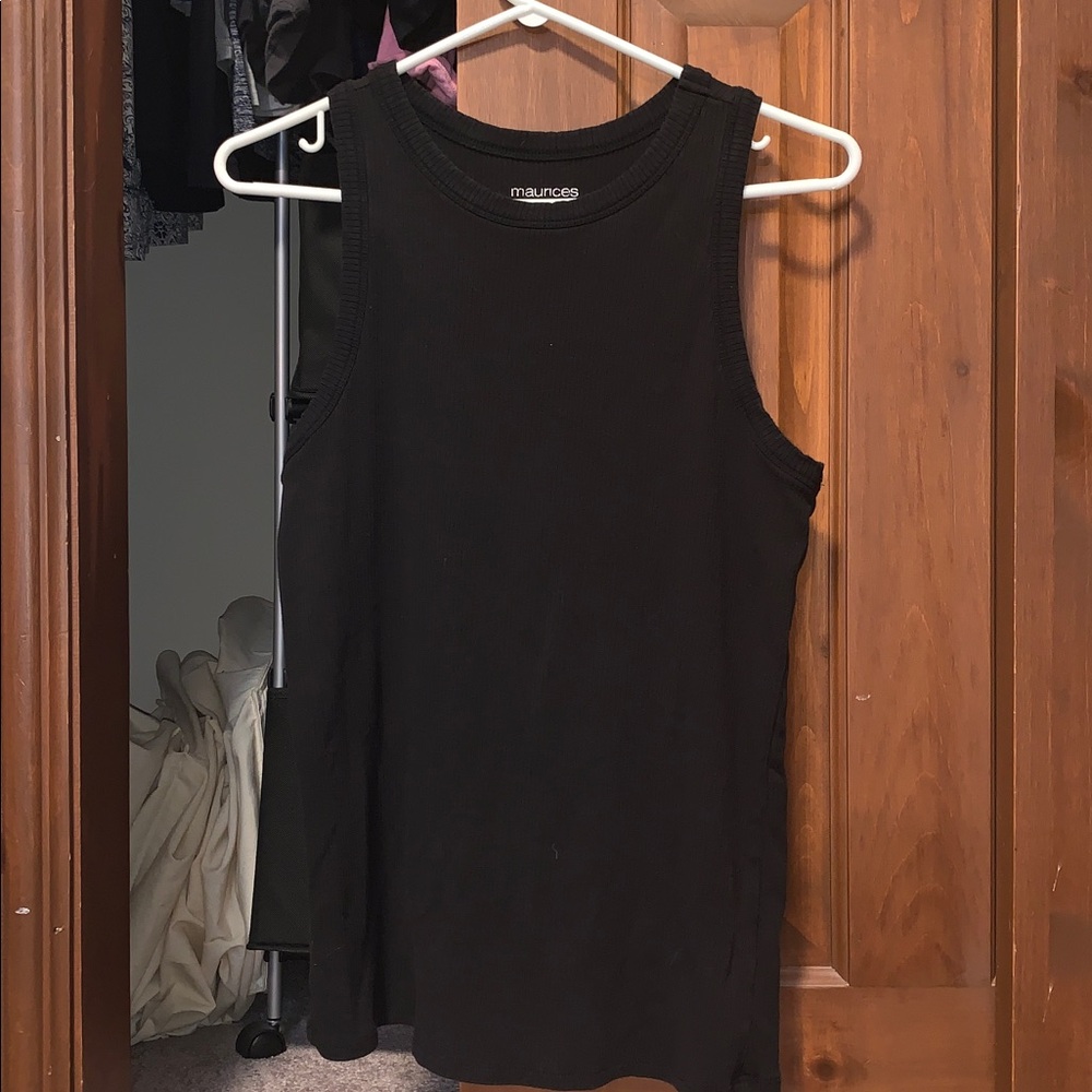 Maurices Classic Black Sleeveless Tank Top